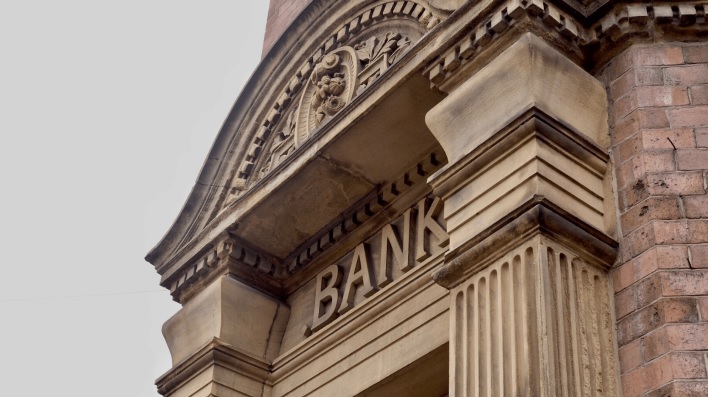 image shows bank